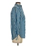 J.Crew 100% Cotton Stripes Blue Long Sleeve Button-Down Shirt Size 2 - photo 4