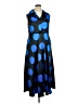 Uoozee Polka Dots Blue Cocktail Dress Size XL - photo 1
