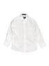 Nordstrom 100% Cotton Solid White Long Sleeve Button-Down Shirt Size 4 - photo 1