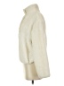 H&M 100% Polyester Ivory Faux Fur Jacket Size XS - photo 5