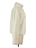 H&M 100% Polyester Ivory Faux Fur Jacket Size XS - photo 4