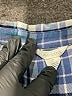 Caslon 100% Rayon Plaid Blue Long Sleeve Button-Down Shirt Size XL - photo 7