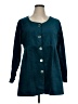 Soft Surroundings 100% Polyester Teal Coat Size XL - photo 1