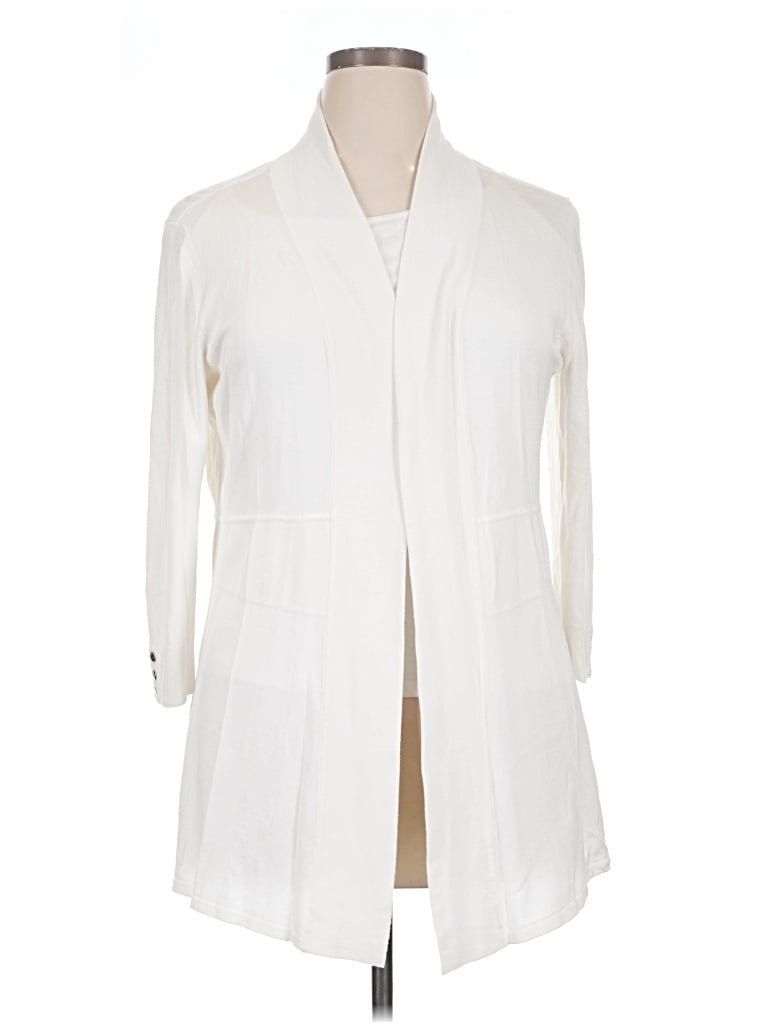 Pre-owned White House Black Market Kimono In Ivory