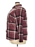 Just Be... Plaid Burgundy Long Sleeve Blouse Size 3X - photo 5