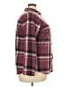 Just Be... Plaid Burgundy Long Sleeve Blouse Size 3X - photo 4