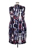 Calvin Klein Graphic Blue Cocktail Dress Size 22 - photo 2