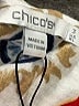 Chico's Floral White Short Sleeve Blouse Size XL (3) - photo 7