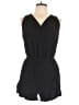Ro & De 100% Rayon Solid Black Romper Size L - photo 1