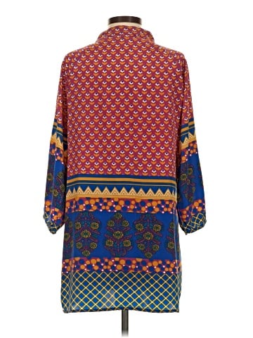 Feathers 3/4 Sleeve Blouse (view 2)