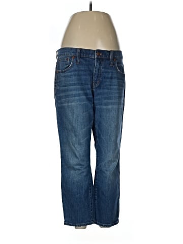 Madewell The Petite Slim Boyjean in Everglade Wash (view 1)