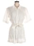 RIVET.UTILITY 100% Linen White Romper Size L - photo 1