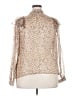ELOQUII 100% Polyester Animal Print Tan Long Sleeve Blouse Size 18 Plus - photo 2