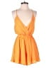 Show Me Your Mumu 100% Polyester Color Block Orange Romper Size S - photo 1