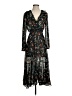 Lulus 100% Polyester Floral Black Casual Dress Size XS - photo 1