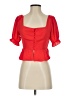 Forever 21 100% Polyester Red 3/4 Sleeve Blouse Size S - photo 1