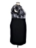 Jones New York Collection Graphic Black Cocktail Dress Size 22 - photo 4