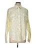 Assorted Brands Print Yellow Long Sleeve Blouse Size L - photo 1