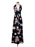 One Clothing 100% Polyester Floral Black Casual Dress Size XS - photo 1
