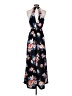 One Clothing 100% Polyester Floral Black Casual Dress Size XS - photo 2