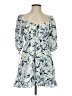 Open Edit 100% Polyester Floral Blue Cocktail Dress Size XS - photo 1