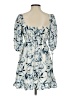 Open Edit 100% Polyester Floral Blue Cocktail Dress Size XS - photo 2