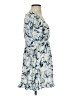 Open Edit 100% Polyester Floral Blue Cocktail Dress Size XS - photo 4