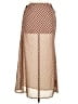 PrettyLittleThing 100% Polyester Chevron-herringbone Tan Brown Casual Skirt Size 16 - photo 1