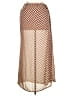 PrettyLittleThing 100% Polyester Chevron-herringbone Tan Brown Casual Skirt Size 16 - photo 2