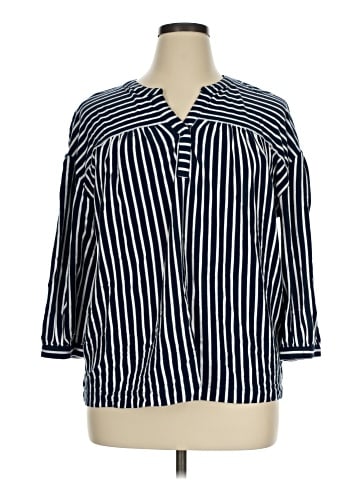 Style&Co 3/4 Sleeve Button-Down Shirt (view 1)