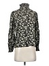 FRNCH Floral Black Long Sleeve Blouse Size XS - photo 1