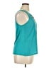 Roz & Ali 100% Polyester Teal Sleeveless Blouse Size XL - photo 4