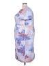 Roaman's Print Blue Casual Dress Size 22 - photo 5