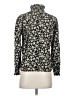 FRNCH Floral Black Long Sleeve Blouse Size XS - photo 2
