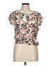 Corey Lynn Calter 100% Cupro Ivory Short Sleeve Blouse Size M - photo 1