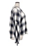 Perch by Blu Pepper 100% Rayon Plaid Blue Long Sleeve Blouse Size XXL - photo 4