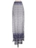 Stella Laguna Beach 100% Rayon Print Blue Casual Skirt Size S - photo 1