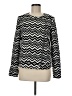 Tulle 100% Polyester Chevron-herringbone Black Blazer Size M - photo 1