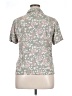 Assorted Brands 100% Rayon Floral Gray Short Sleeve Blouse Size XL - photo 2