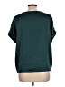 Unbranded 100% Polyester Teal Short Sleeve Top Size L - photo 2