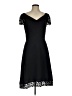 Talbots 100% Polyester Black Cocktail Dress Size 8 - photo 1