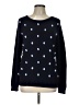 Talbots Polka Dots Black Blue Pullover Sweater Size L - photo 1