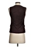 Avec Les Filles Maroon Burgundy Tuxedo Vest Size XS - photo 2