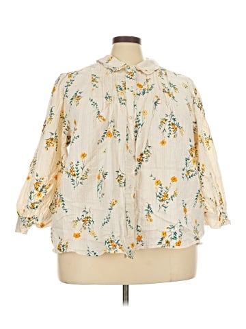 LC Lauren Conrad 3/4 Sleeve Blouse (view 1)