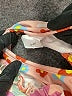 Unbranded Floral Pink Orange Two Piece Swimsuit Size 3 - 4T - photo 3