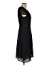 Talbots 100% Polyester Black Cocktail Dress Size 8 - photo 4