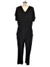 Express Solid Black Jumpsuit Size L - photo 2