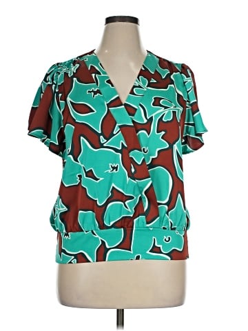 Nine West Short Sleeve Blouse (view 1)