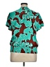 Nine West Teal Green Short Sleeve Blouse Size XL - photo 2