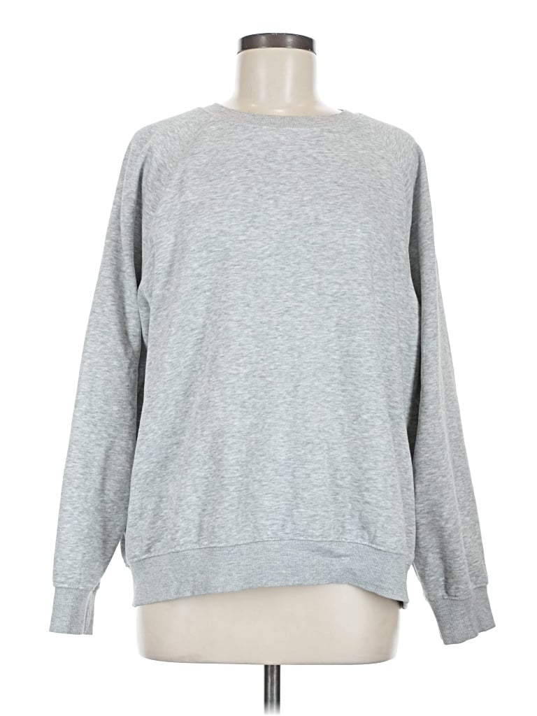 Pre-owned H&m Sweatshirt In Gray